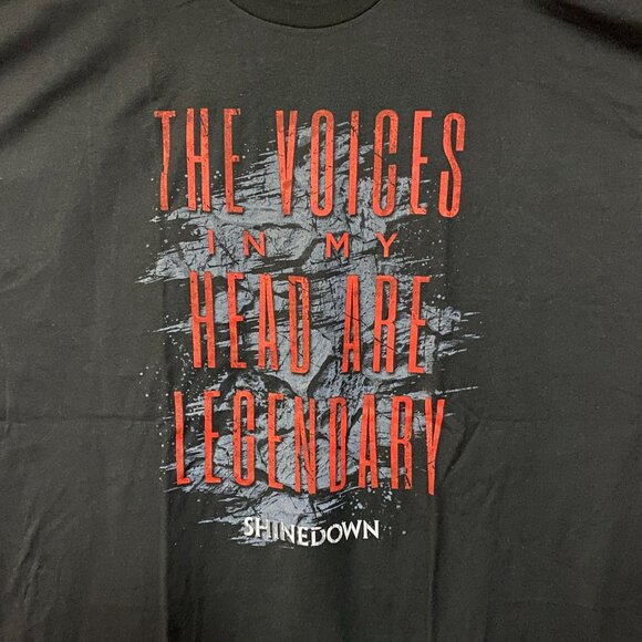 Shine Down The Voices "Attention Attention" Album Rock Band T-Shirt 3XL - Picture 4 of 4